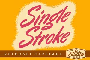 Single Stroke | Retroset Typeface!
