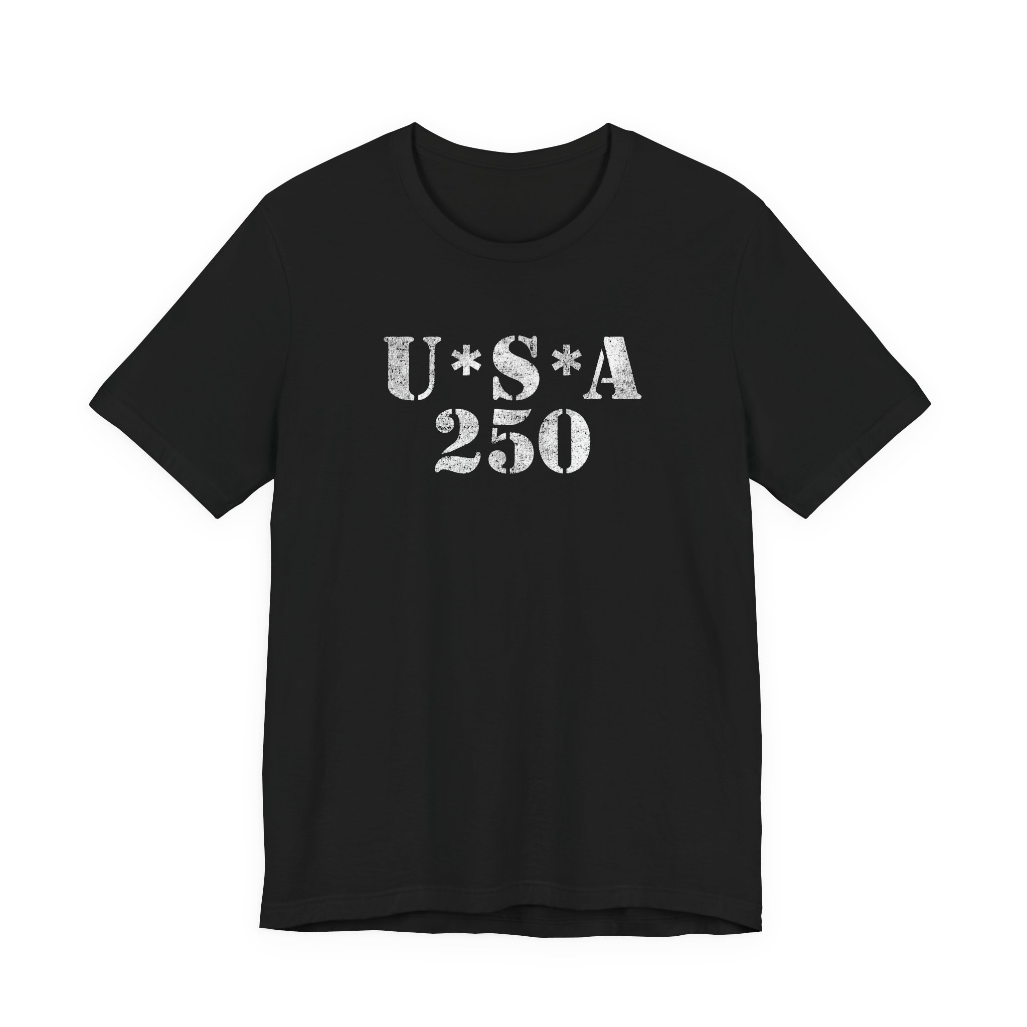 USA 250 Military Stencil Graphic Tee — Patriotic Vintage Casual T‑Shirt - Image 3