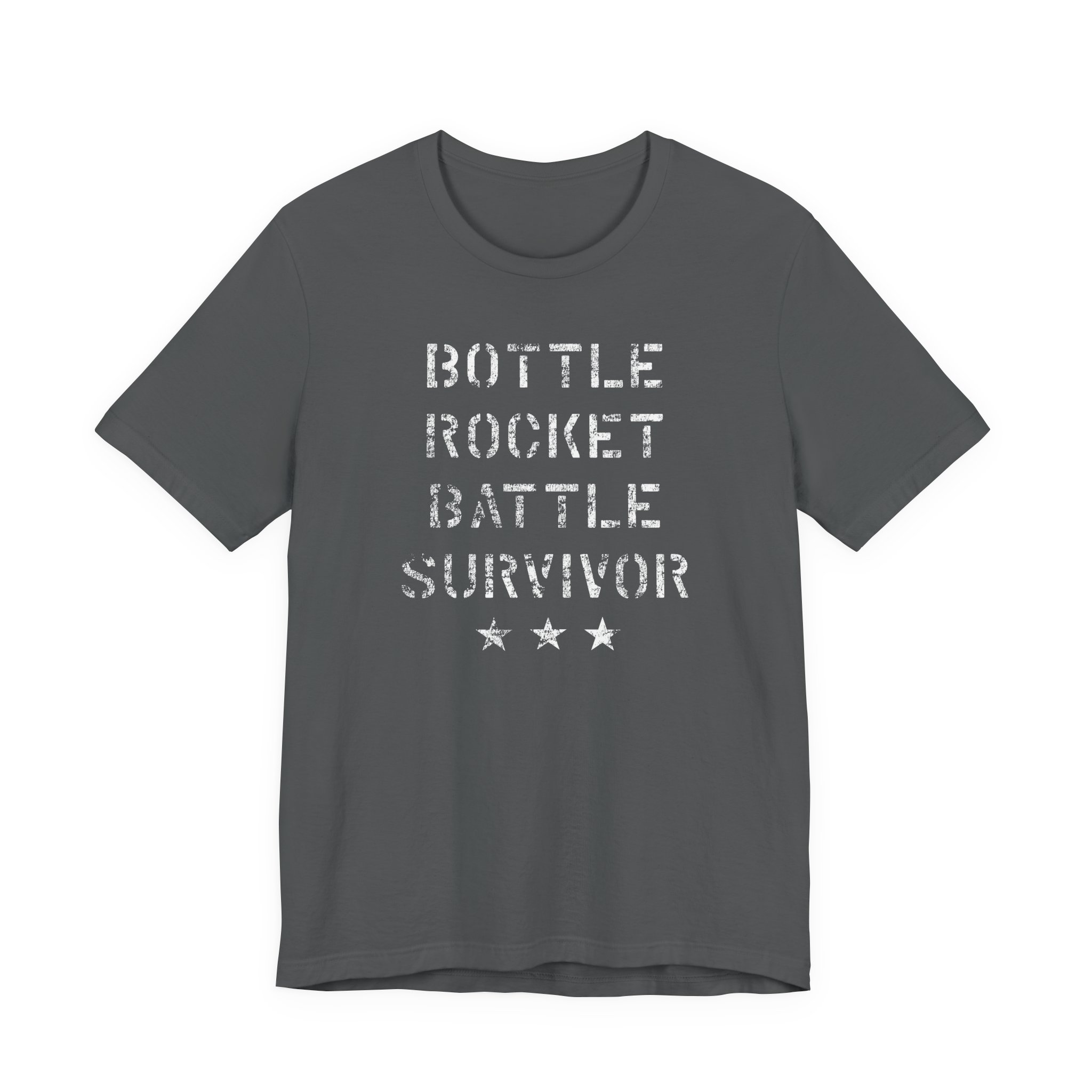Bottle Rocket Battle Survivor -- Unisex Tee - Image 8