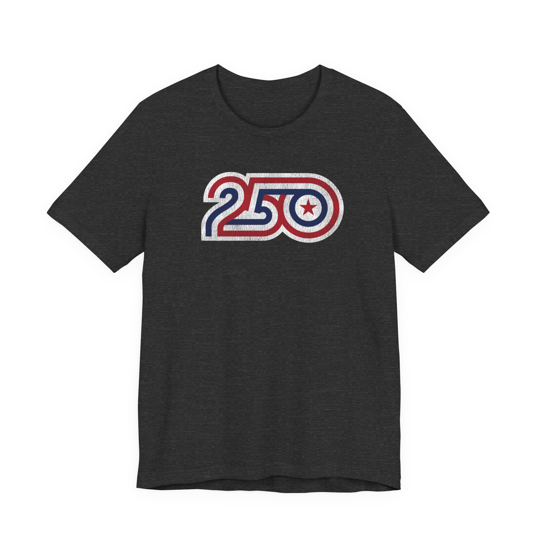 Retro 250 Patriotic T‑Shirt — Vintage Red, White & Blue Star Design - Image 9