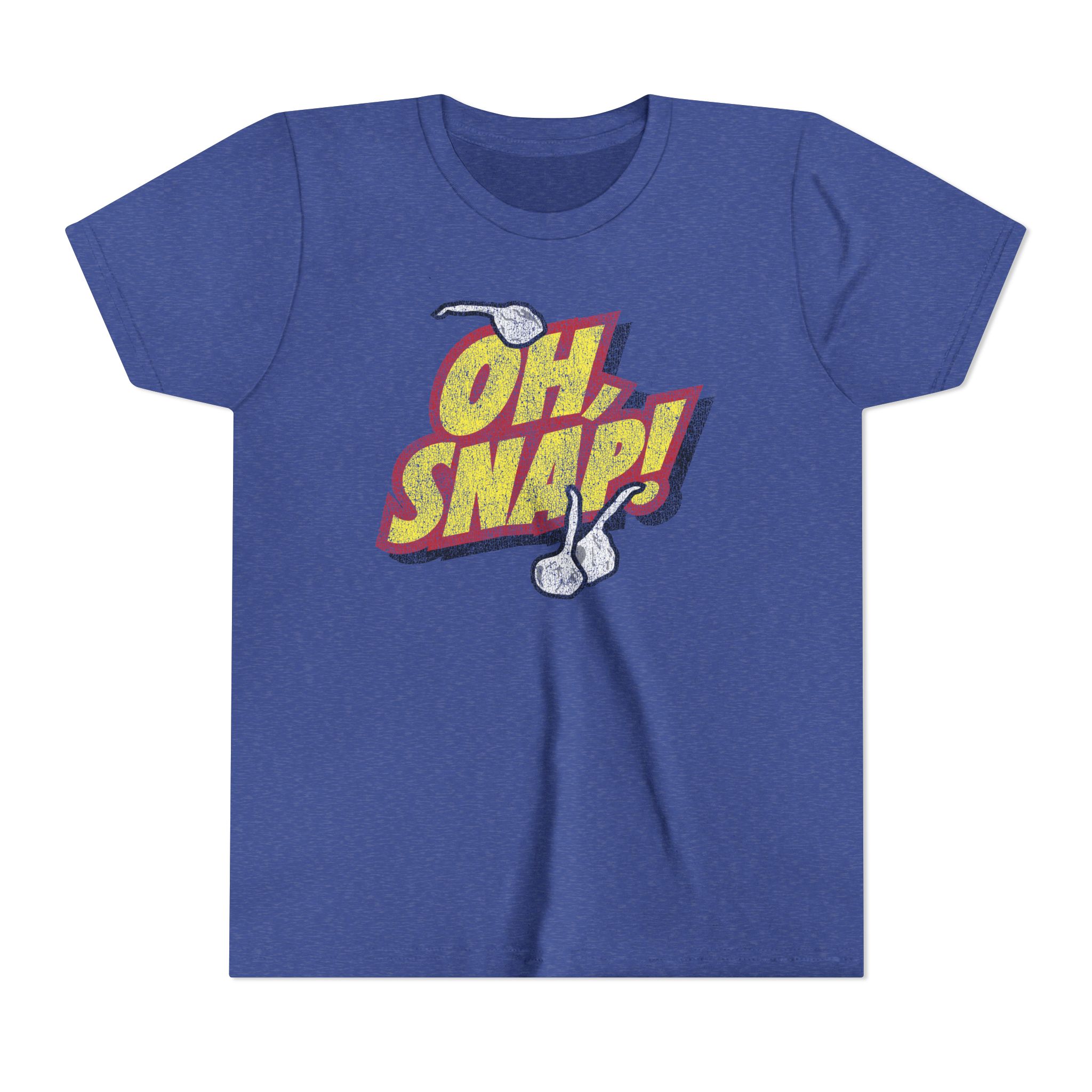 Oh Snap! Youth - July 4th T-Shirt, Fourth of July Tee, America, Distressed Print, Vintage Script, Fireworks Fun, Independence Day, USA - Image 5