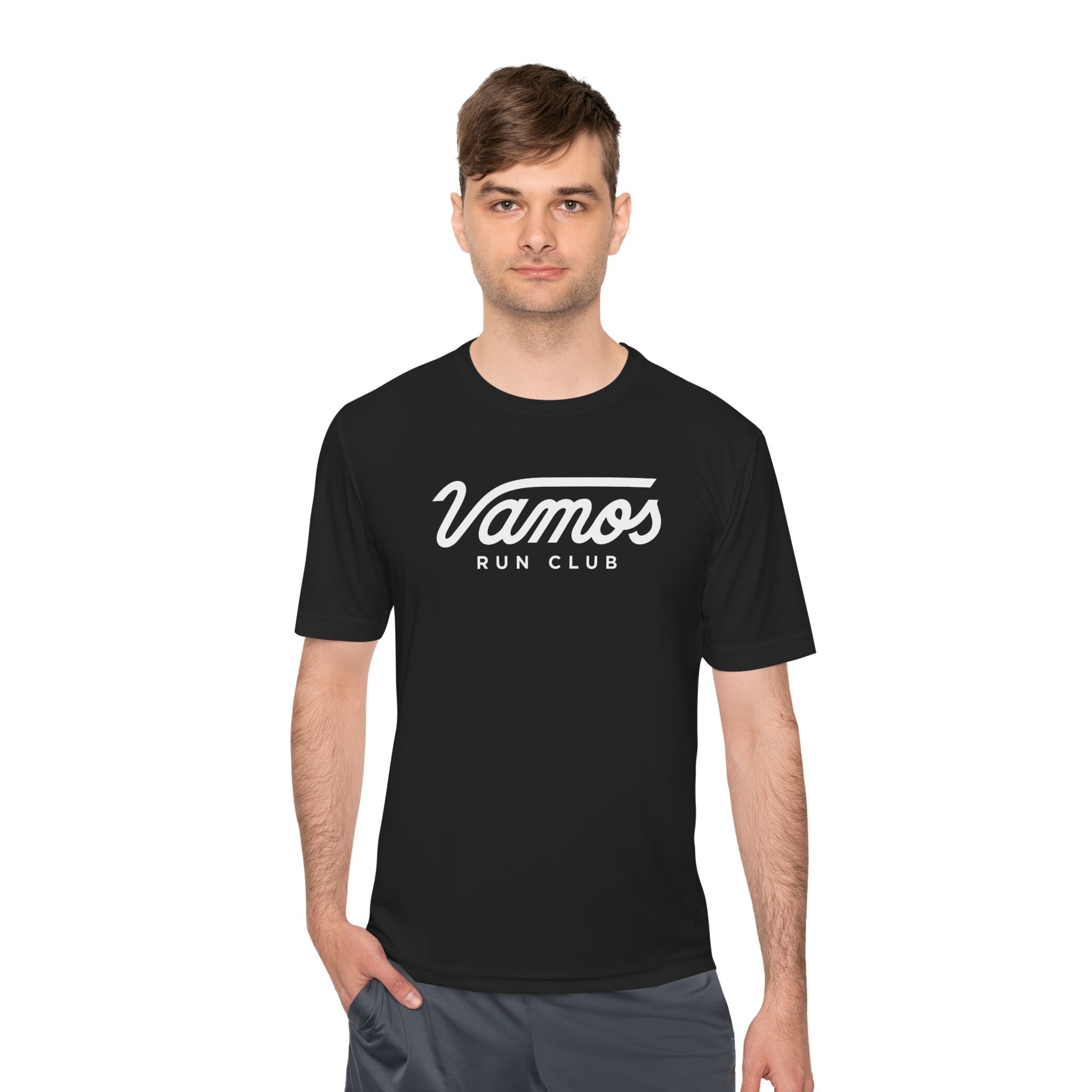 Vamos Run Club Full Chest Moisture-Wicking Tee - Image 2