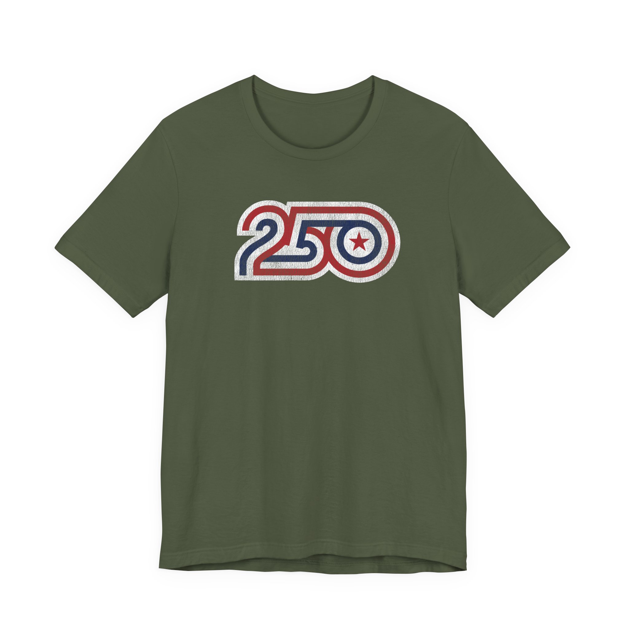 Retro 250 Patriotic T‑Shirt — Vintage Red, White & Blue Star Design - Image 12
