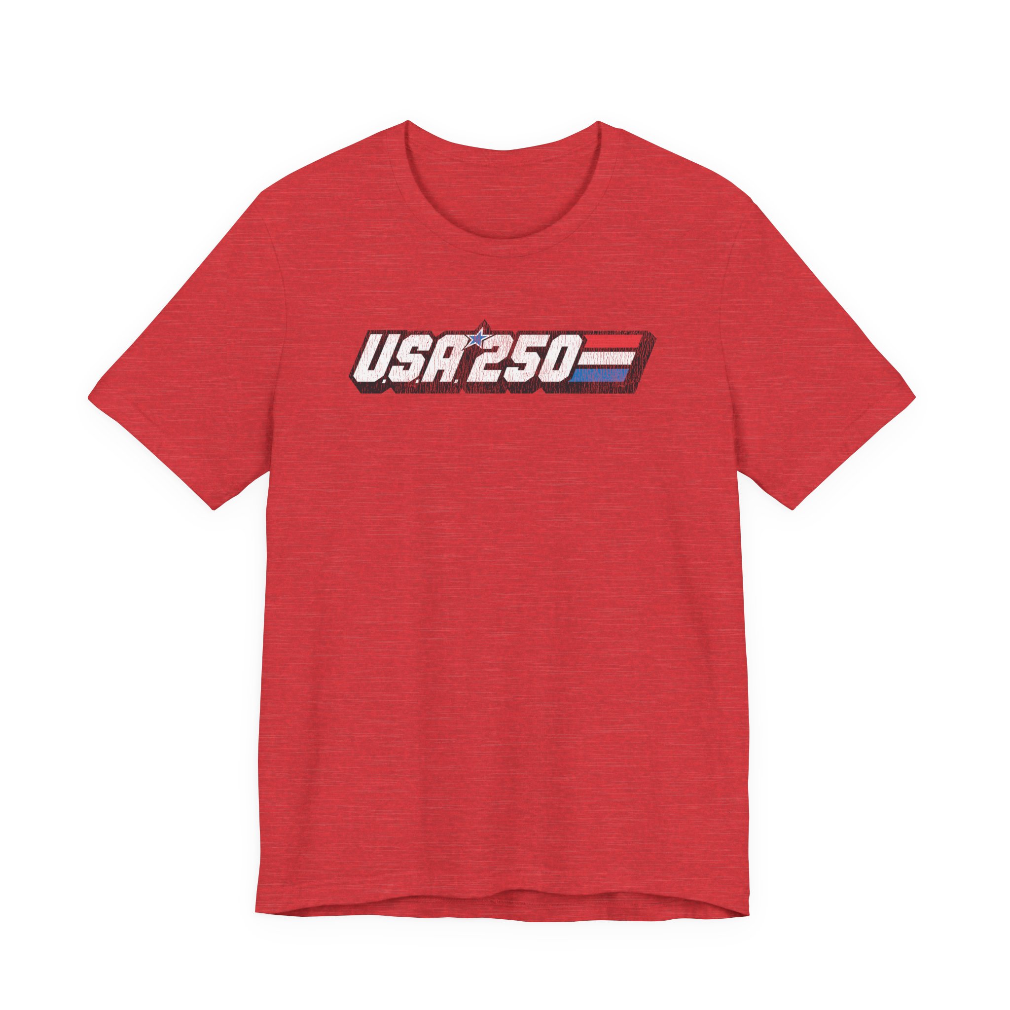 USA 250 80s Joe Tee – Vintage Americana Flag Chest Graphic - Image 10