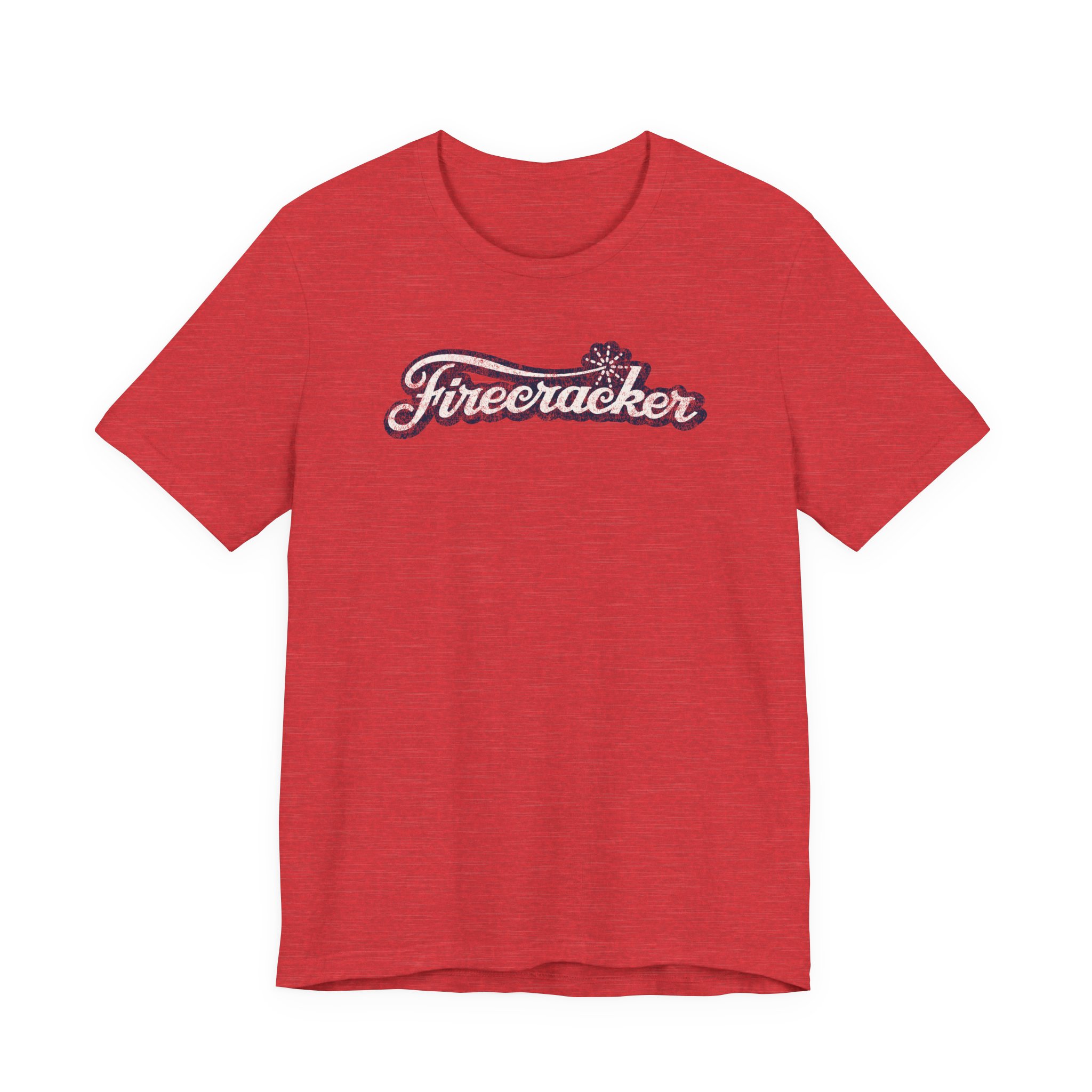 Firecracker Graphic Tee — Retro Script Patriotic T‑Shirt - Image 8
