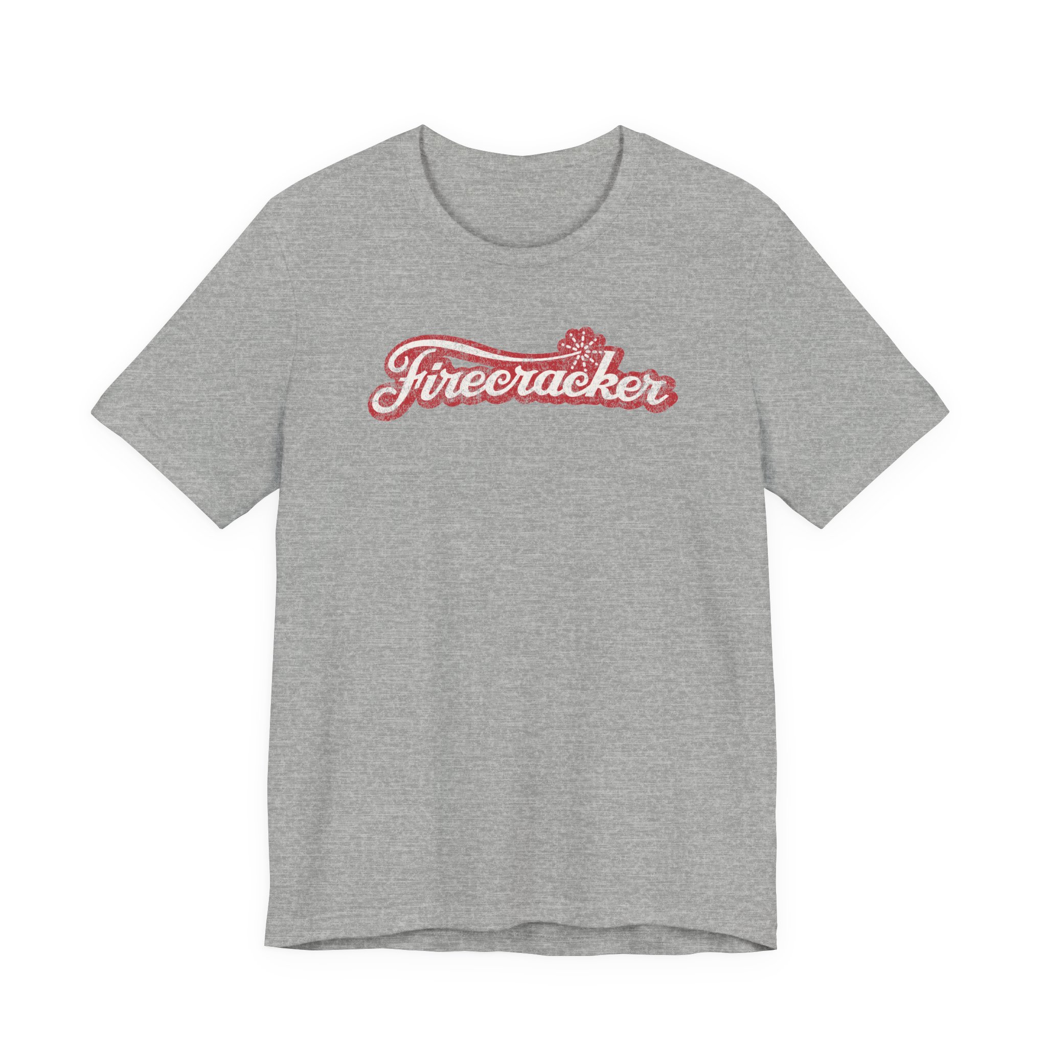Firecracker Graphic Tee — Retro Script Patriotic T‑Shirt - Image 4