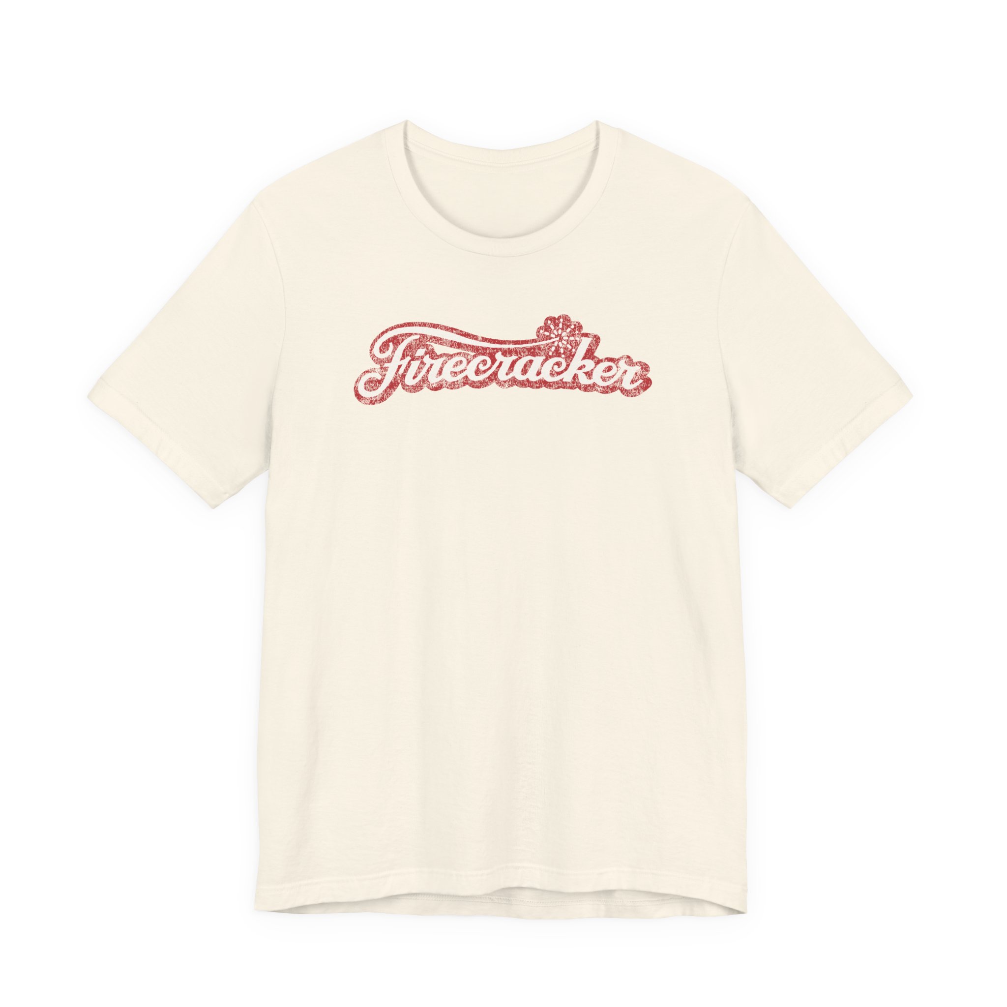 Firecracker Graphic Tee — Retro Script Patriotic T‑Shirt - Image 3
