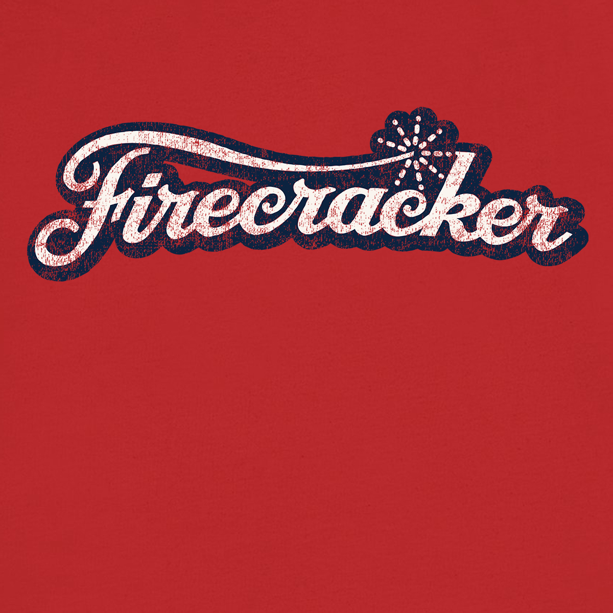 Firecracker Graphic Tee — Retro Script Patriotic T‑Shirt - Image 9