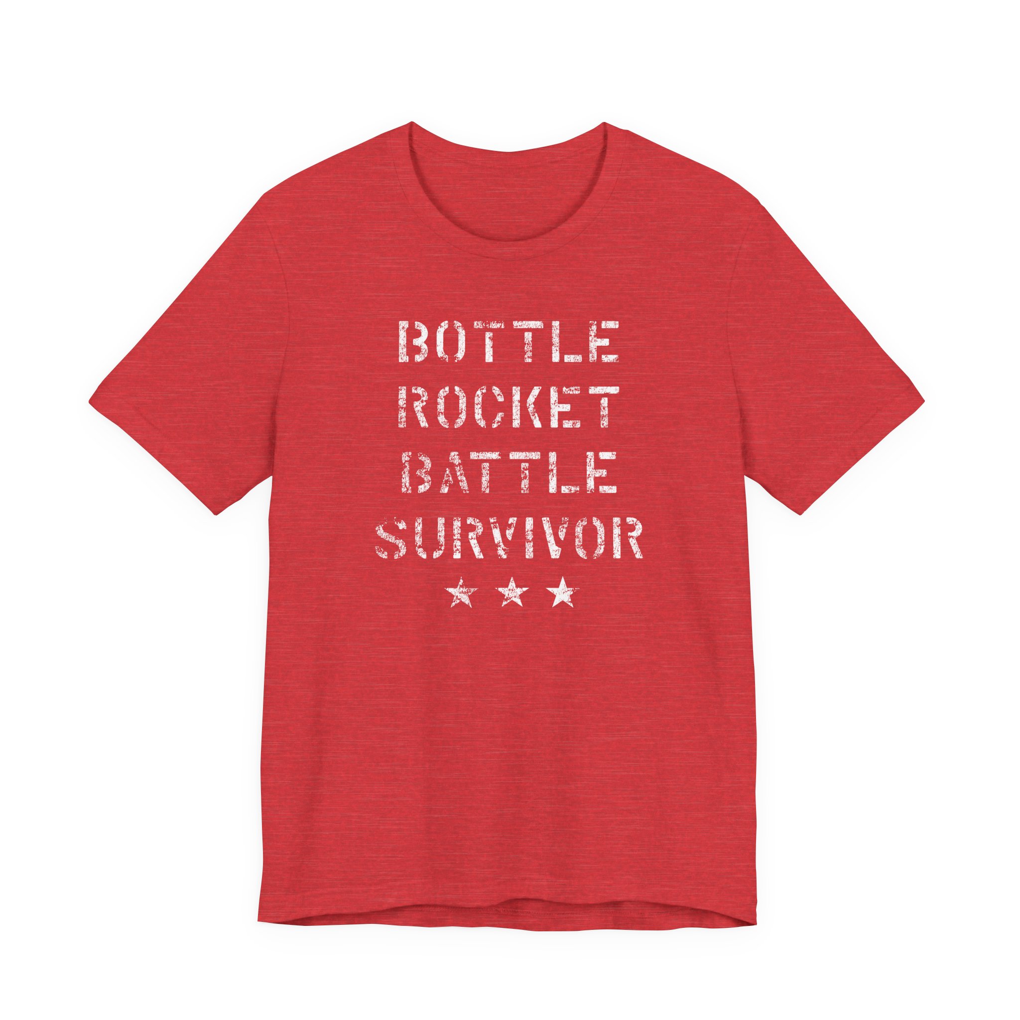 Bottle Rocket Battle Survivor -- Unisex Tee - Image 11