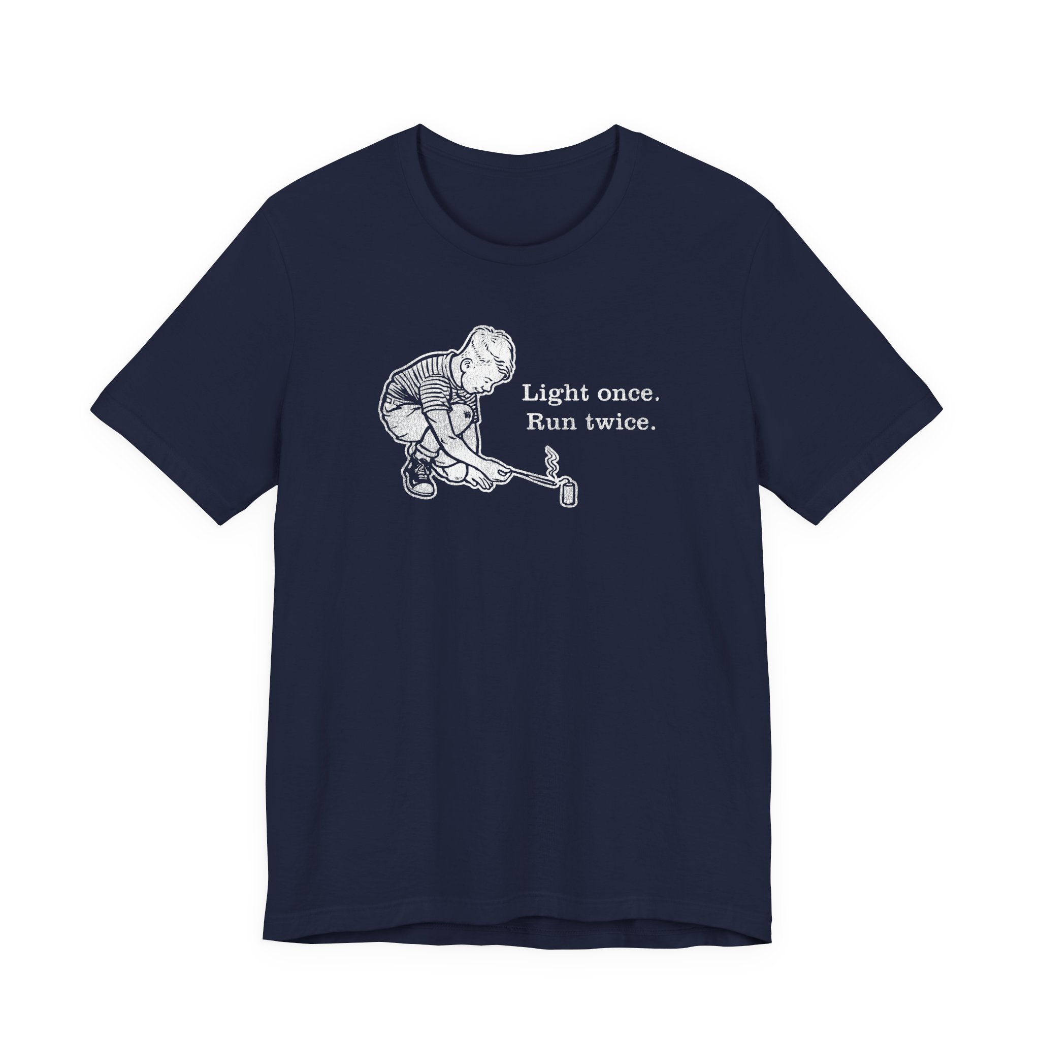 Light Once. Run Twice. - Unisex Tee - Image 9