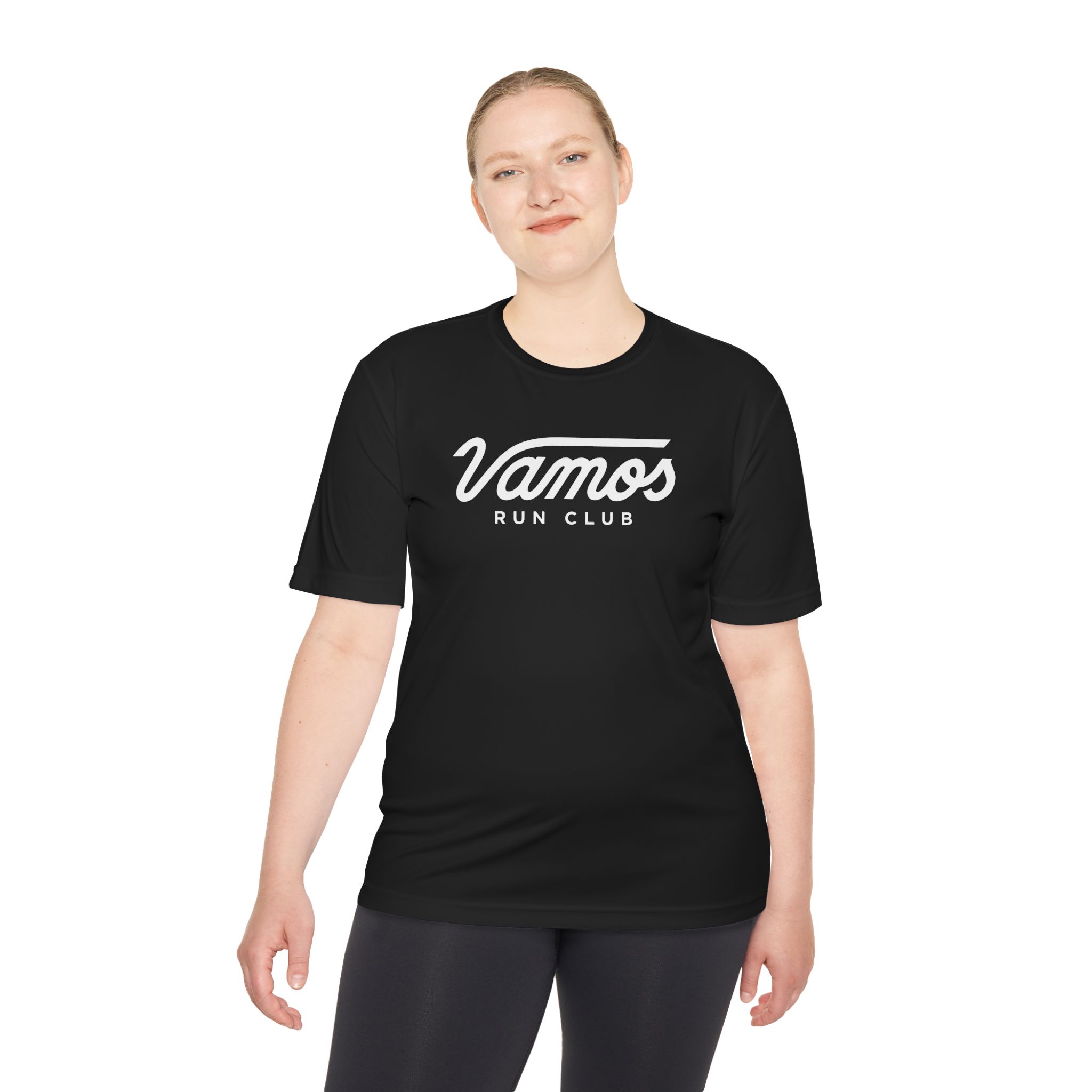 Vamos Run Club Full Chest Moisture-Wicking Tee - Image 3