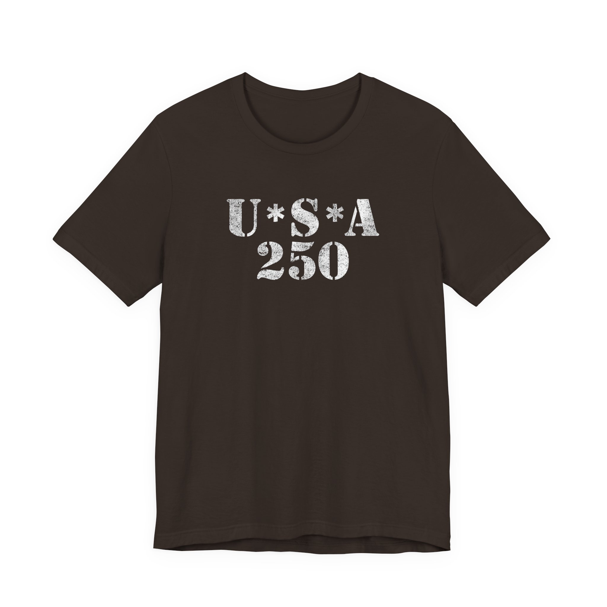 USA 250 Military Stencil Graphic Tee — Patriotic Vintage Casual T‑Shirt - Image 2