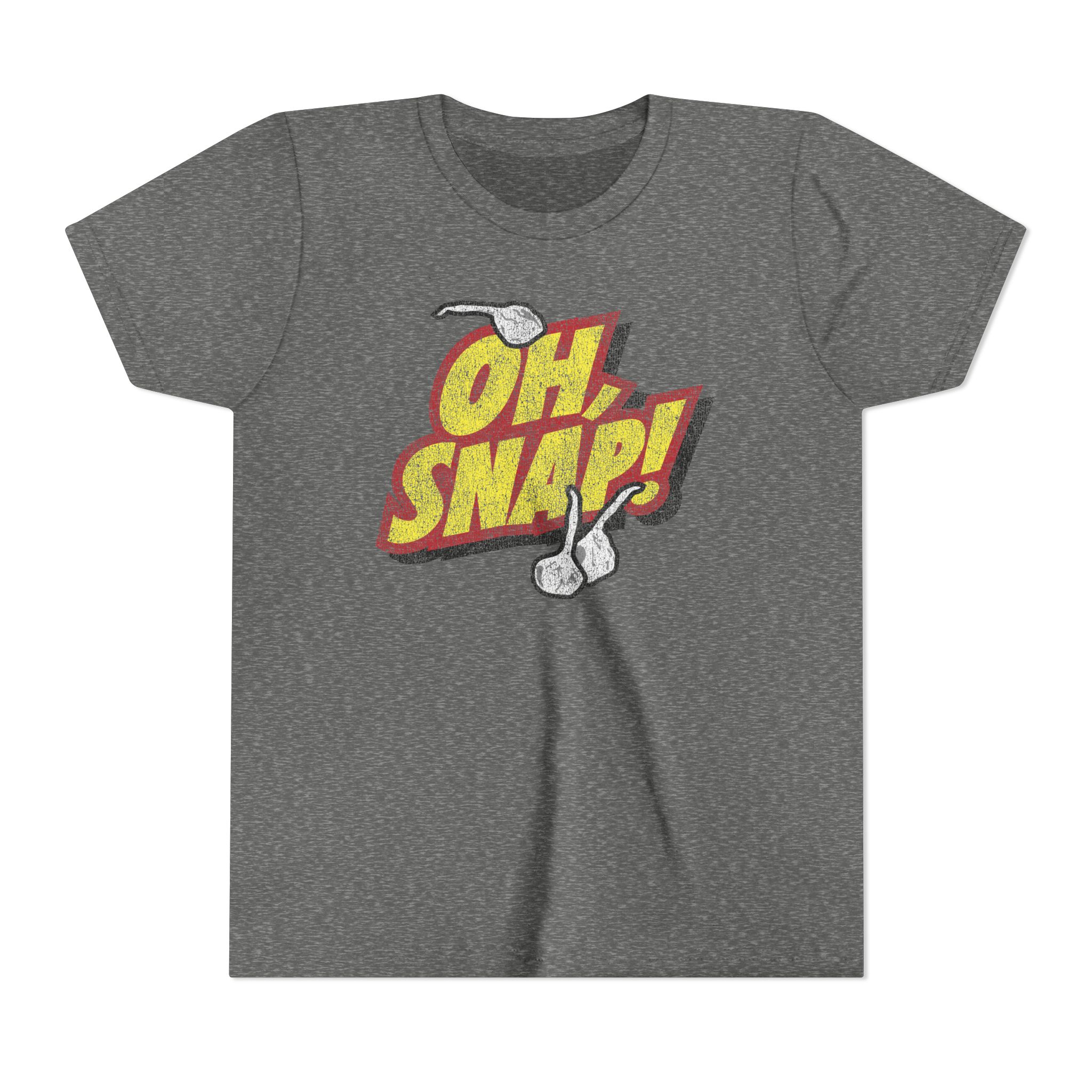 Oh Snap! Youth - July 4th T-Shirt, Fourth of July Tee, America, Distressed Print, Vintage Script, Fireworks Fun, Independence Day, USA - Image 3