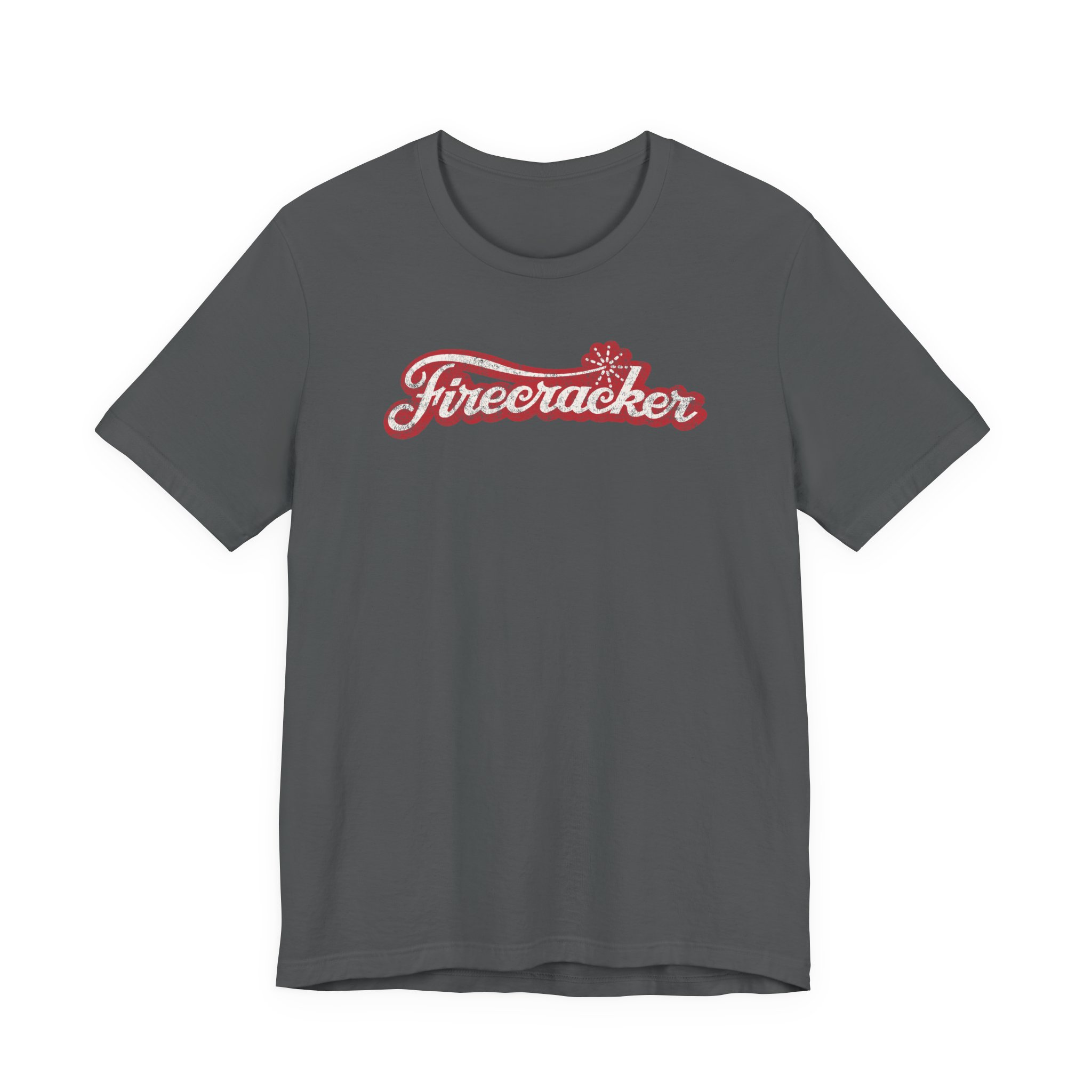 Firecracker Graphic Tee — Retro Script Patriotic T‑Shirt - Image 6