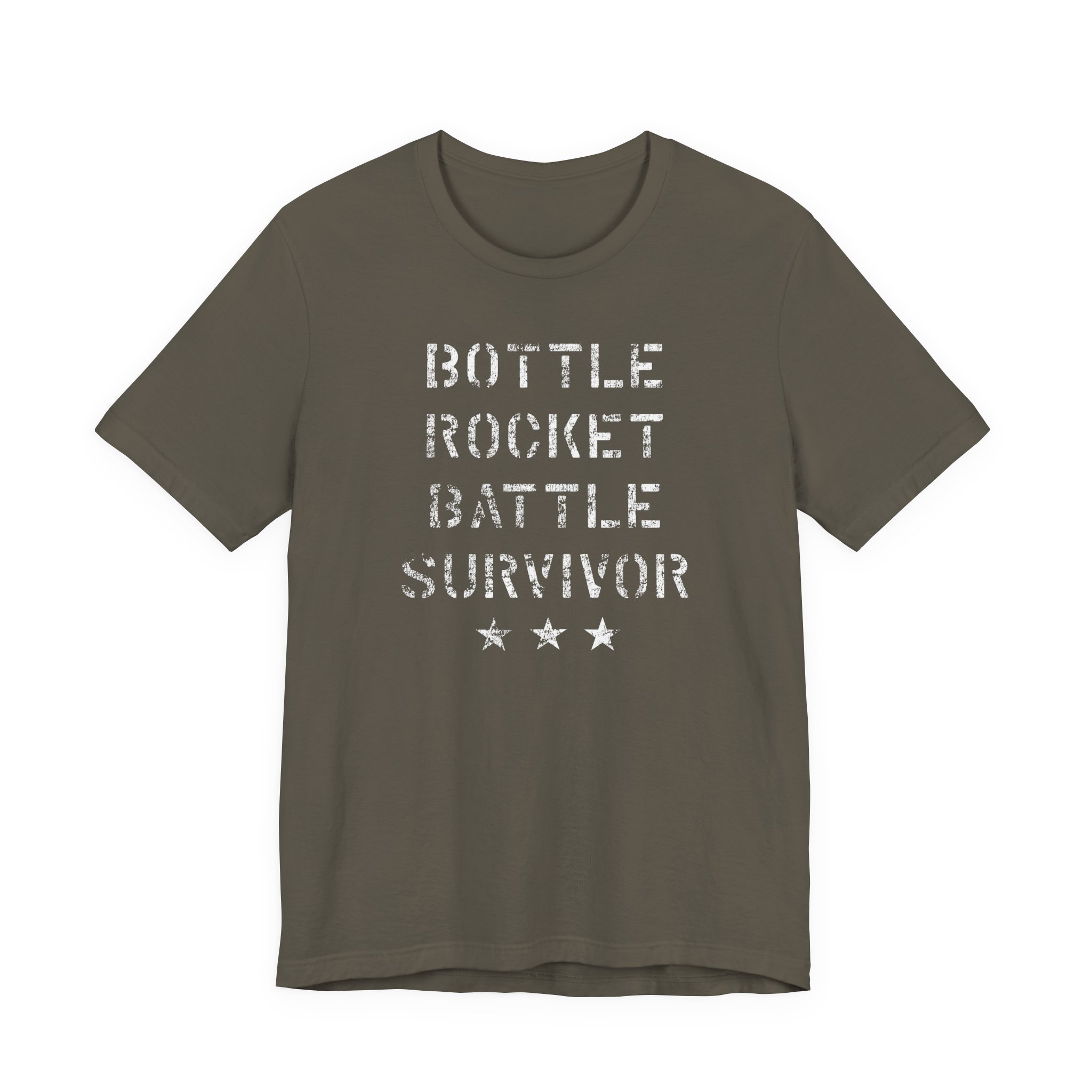 Bottle Rocket Battle Survivor -- Unisex Tee - Image 5
