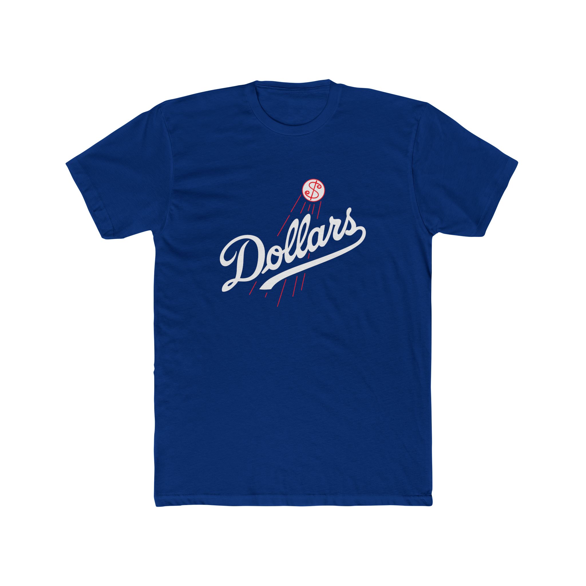 Dollars — Retro Script Baseball Logo Tee